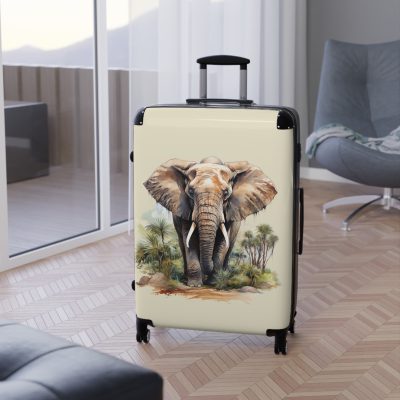 Elephant Suitcase - Kids' travel luggage featuring an adorable elephant design, perfect for young adventurers.