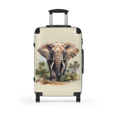 Elephant Suitcase - Kids' travel luggage featuring an adorable elephant design, perfect for young adventurers.