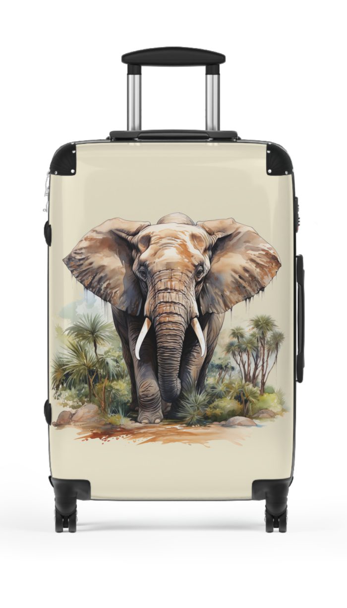 Elephant Suitcase - Kids' travel luggage featuring an adorable elephant design, perfect for young adventurers.