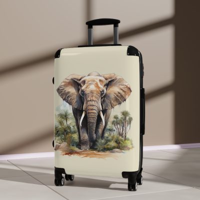 Elephant Suitcase - Kids' travel luggage featuring an adorable elephant design, perfect for young adventurers.