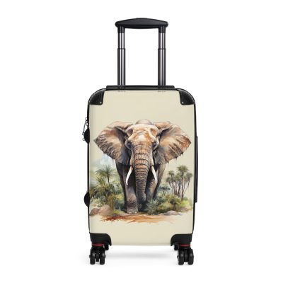 Elephant Suitcase - Kids' travel luggage featuring an adorable elephant design, perfect for young adventurers.