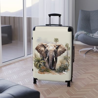 Elephant Suitcase - Kids' travel luggage featuring an adorable elephant design, perfect for young adventurers.