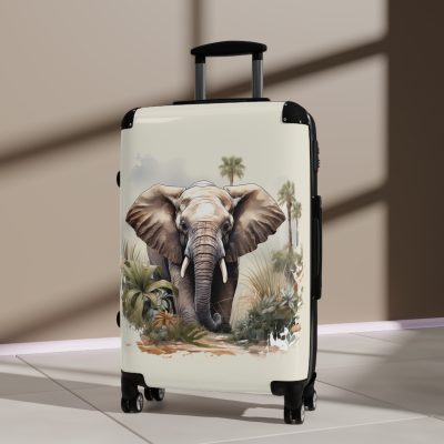 Elephant Suitcase - Kids' travel luggage featuring an adorable elephant design, perfect for young adventurers.