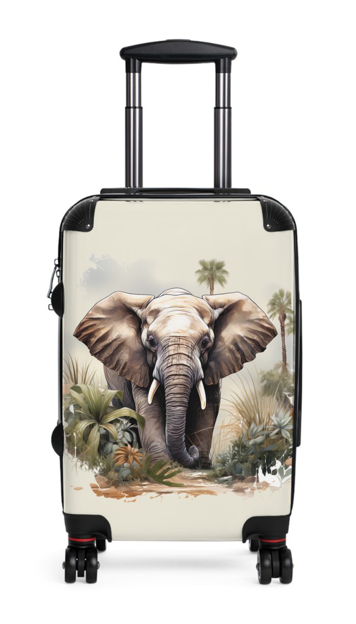 Safari Elegance Elephant Luggage for Exotic Escapes