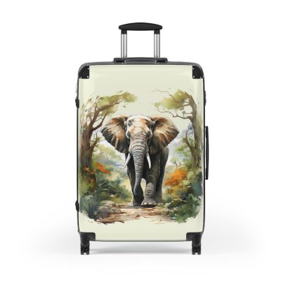 Elephant Suitcase - Kids' travel luggage featuring an adorable elephant design, perfect for young adventurers.