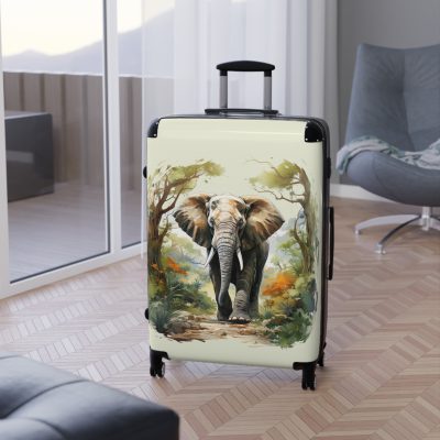 Elephant Suitcase - Kids' travel luggage featuring an adorable elephant design, perfect for young adventurers.