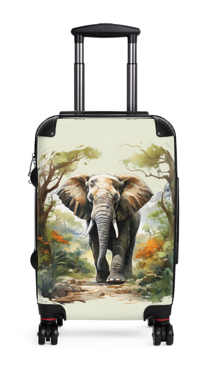 Elephant Suitcase - Kids' travel luggage featuring an adorable elephant design, perfect for young adventurers.