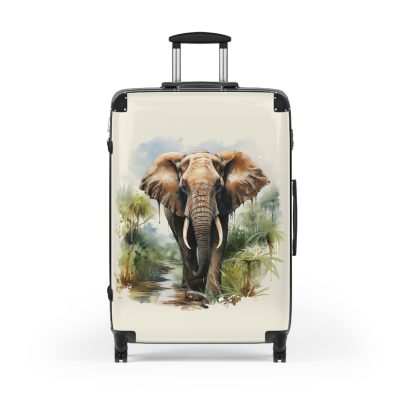 Elephant Suitcase - Kids' travel luggage featuring an adorable elephant design, perfect for young adventurers.