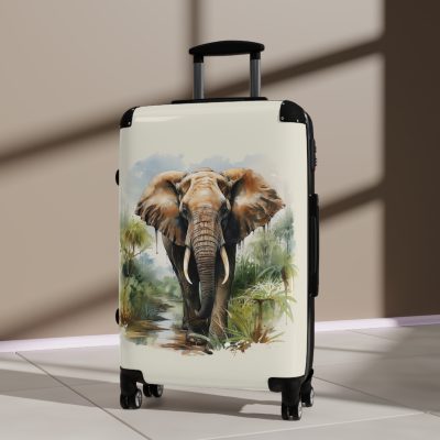 Elephant Suitcase - Kids' travel luggage featuring an adorable elephant design, perfect for young adventurers.