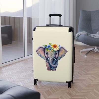 Baby Elephant Suitcase - Adorable and functional travel gear for little explorers. The perfect companion for whimsical journeys.