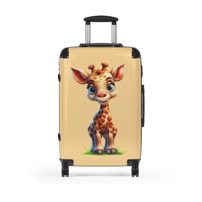 Cute Giraffe Suitcase - Whimsical travel gear for little adventurers. A delightful mix of style and functionality for unforgettable journeys.