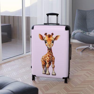 Cute Giraffe Suitcase - Whimsical travel gear for little adventurers. A delightful mix of style and functionality for unforgettable journeys.