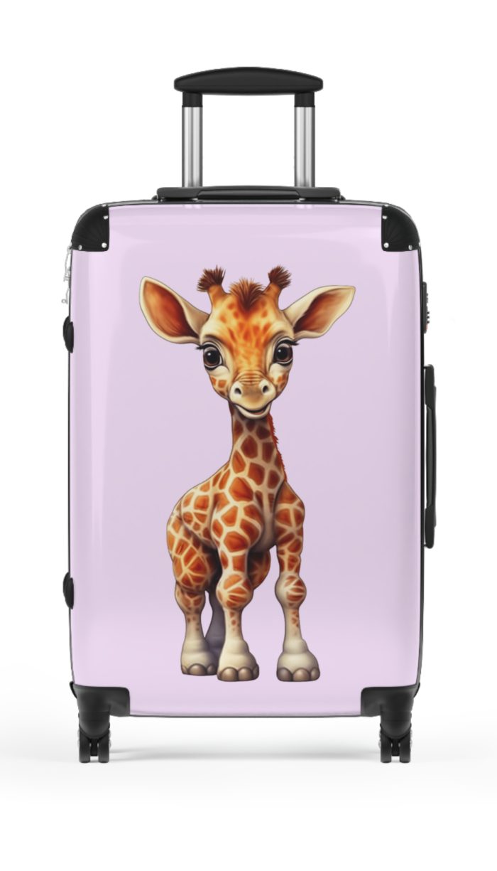 Cute Giraffe Suitcase - Whimsical travel gear for little adventurers. A delightful mix of style and functionality for unforgettable journeys.