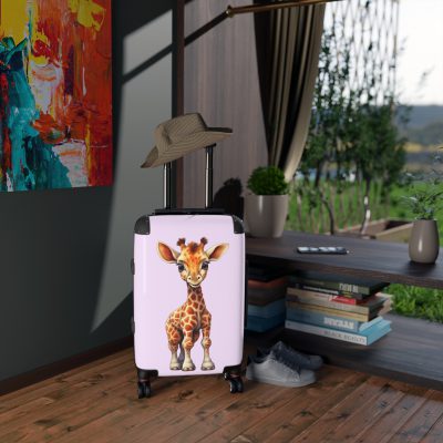 Cute Giraffe Suitcase - Whimsical travel gear for little adventurers. A delightful mix of style and functionality for unforgettable journeys.