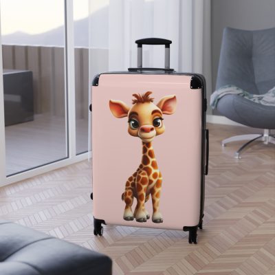 Cute Giraffe Suitcase - Whimsical travel gear for little adventurers. A delightful mix of style and functionality for unforgettable journeys.