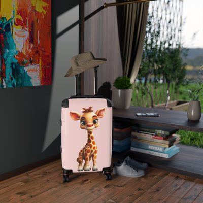 Cute Giraffe Suitcase - Whimsical travel gear for little adventurers. A delightful mix of style and functionality for unforgettable journeys.