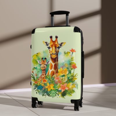 Giraffe Suitcase - Kids' travel luggage featuring an adorable giraffe design, ideal for young travelers.