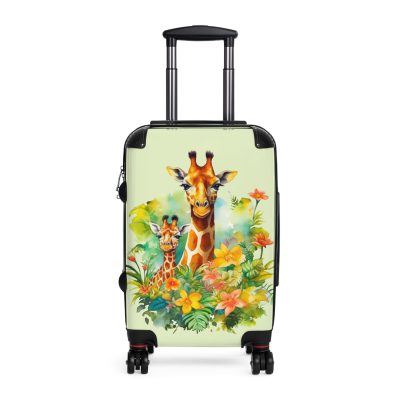 Giraffe Suitcase - Kids' travel luggage featuring an adorable giraffe design, ideal for young travelers.