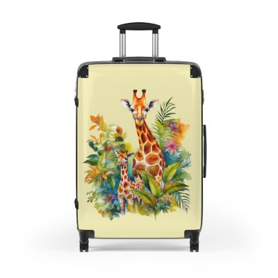 Giraffe Suitcase - Kids' travel luggage featuring an adorable giraffe design, ideal for young travelers.