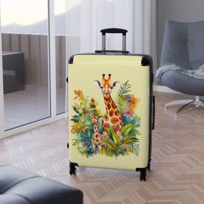 Giraffe Suitcase - Kids' travel luggage featuring an adorable giraffe design, ideal for young travelers.