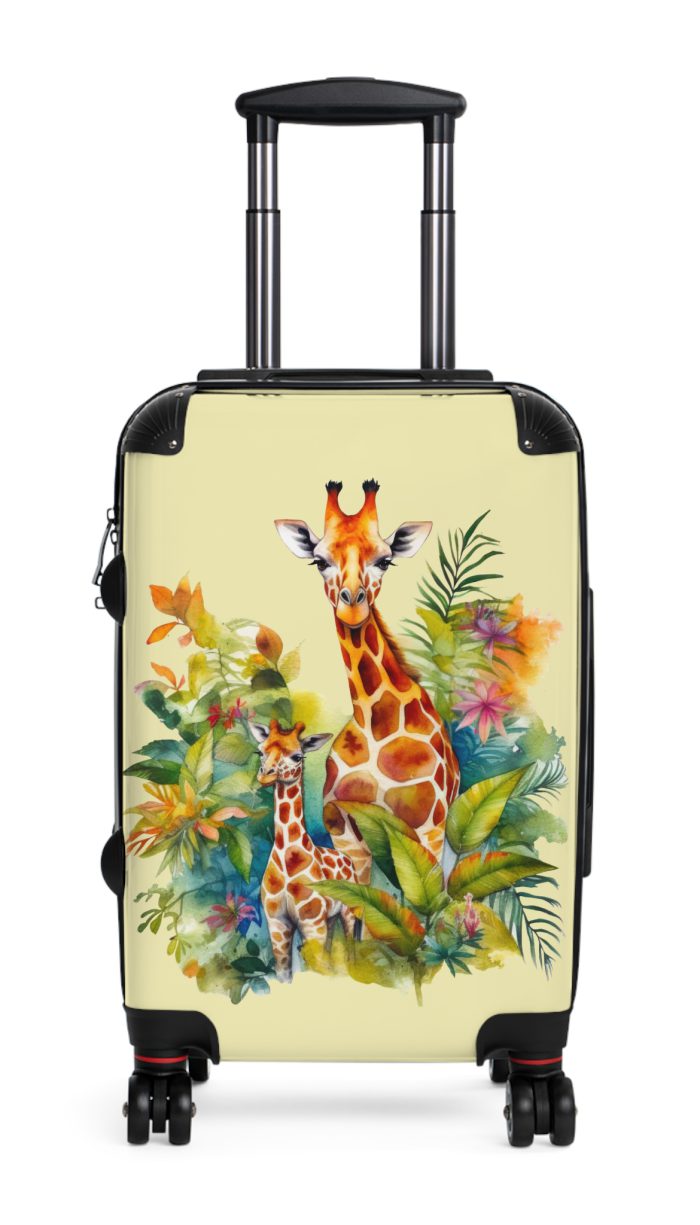 Giraffe Suitcase - Kids' travel luggage featuring an adorable giraffe design, ideal for young travelers.