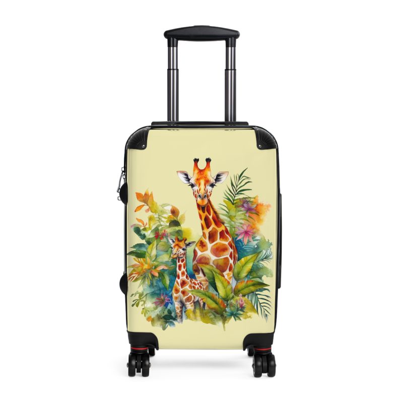 Giraffe Suitcase - Kids' travel luggage featuring an adorable giraffe design, ideal for young travelers.