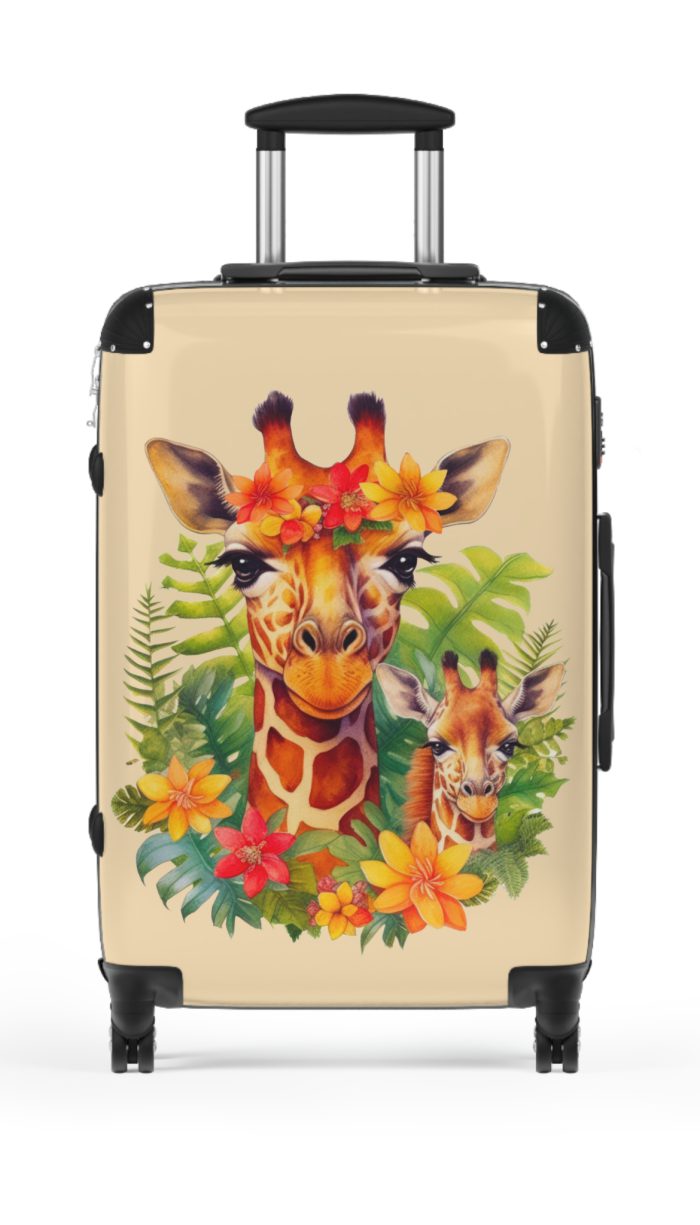 Giraffe Suitcase - Kids' travel luggage featuring an adorable giraffe design, ideal for young travelers.