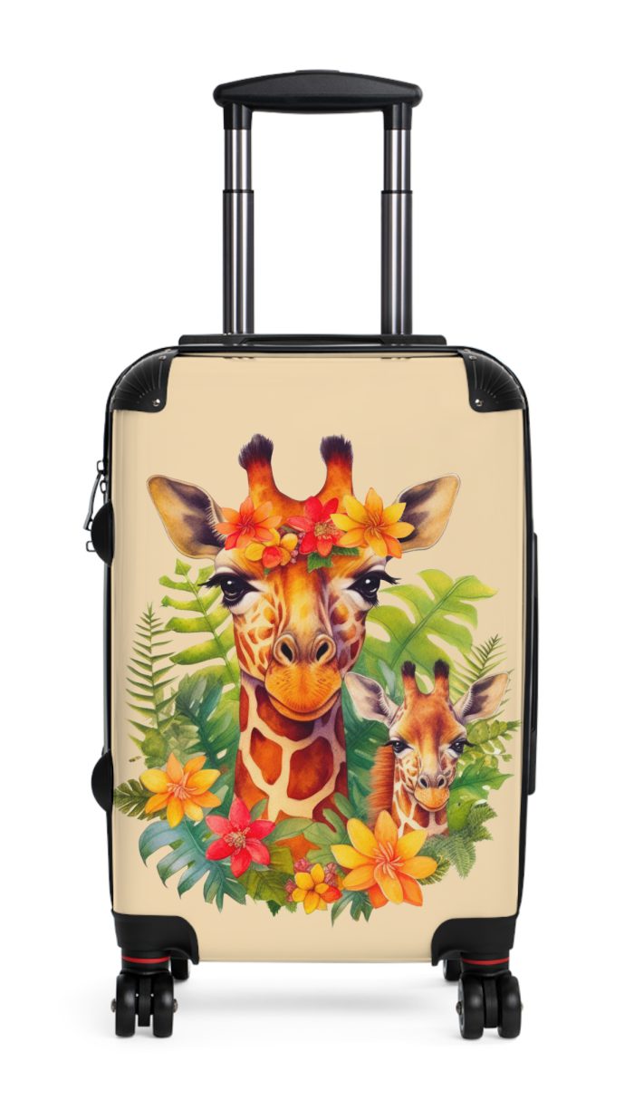 Giraffe Suitcase - Kids' travel luggage featuring an adorable giraffe design, ideal for young travelers.