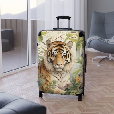 Majestic Tiger Suitcase - A fierce and stylish travel companion for the bold explorer.