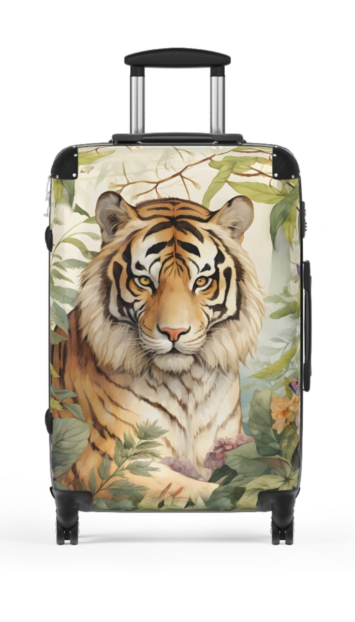 Majestic Tiger Suitcase - A fierce and stylish travel companion for the bold explorer.