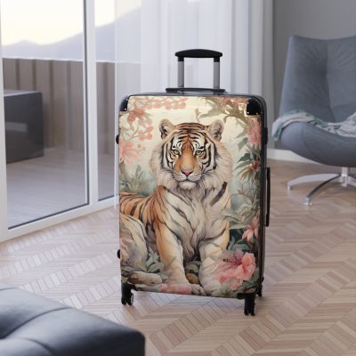 Majestic Tiger Suitcase - A fierce and stylish travel companion for the bold explorer.