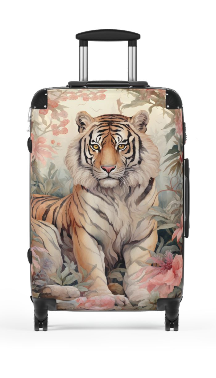 Majestic Tiger Suitcase - A fierce and stylish travel companion for the bold explorer.