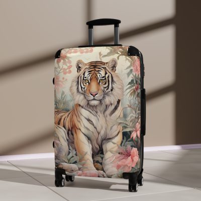 Majestic Tiger Suitcase - A fierce and stylish travel companion for the bold explorer.