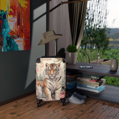 Majestic Tiger Suitcase - A fierce and stylish travel companion for the bold explorer.