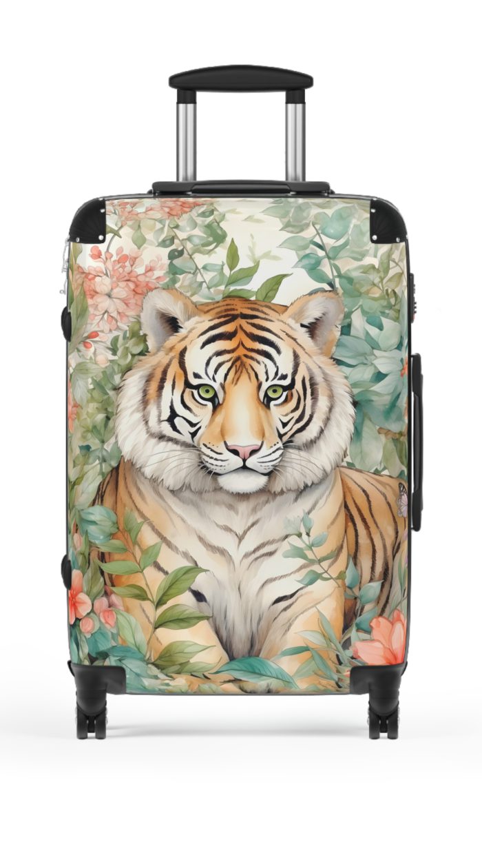 Majestic Tiger Suitcase - A fierce and stylish travel companion for the bold explorer.