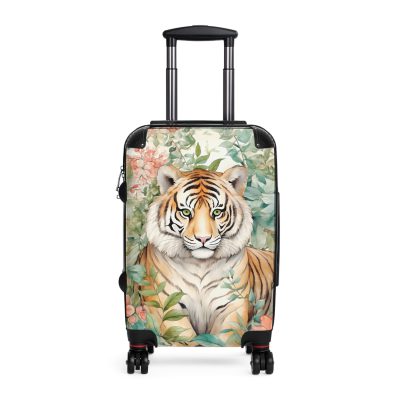 Majestic Tiger Suitcase - A fierce and stylish travel companion for the bold explorer.