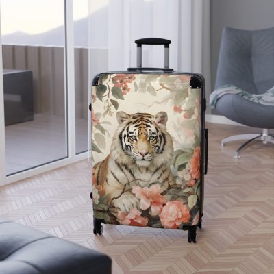 Majestic Tiger Suitcase - A fierce and stylish travel companion for the bold explorer.