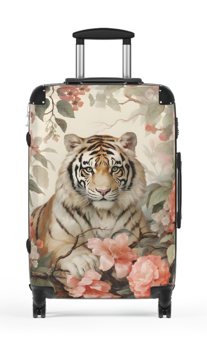 Majestic Tiger Suitcase - A fierce and stylish travel companion for the bold explorer.