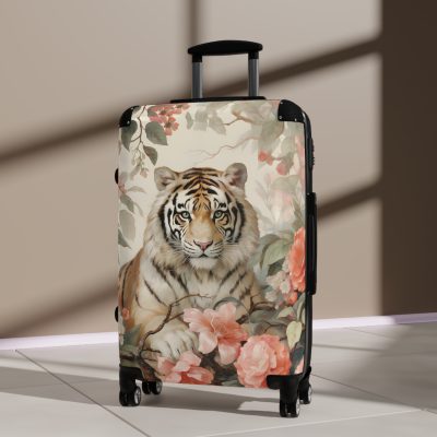 Majestic Tiger Suitcase - A fierce and stylish travel companion for the bold explorer.