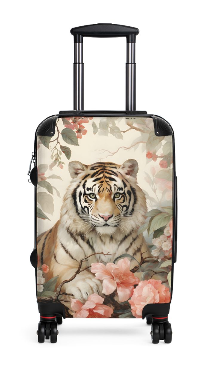 Majestic Tiger Suitcase - A fierce and stylish travel companion for the bold explorer.