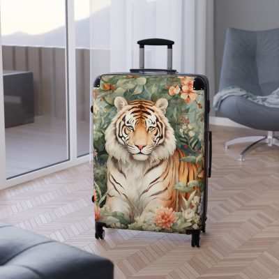 Majestic Tiger Suitcase - A fierce and stylish travel companion for the bold explorer.