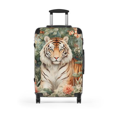 Majestic Tiger Suitcase - A fierce and stylish travel companion for the bold explorer.