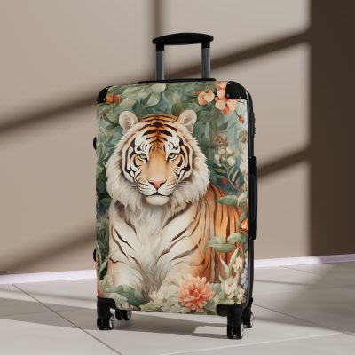 Majestic Tiger Suitcase - A fierce and stylish travel companion for the bold explorer.