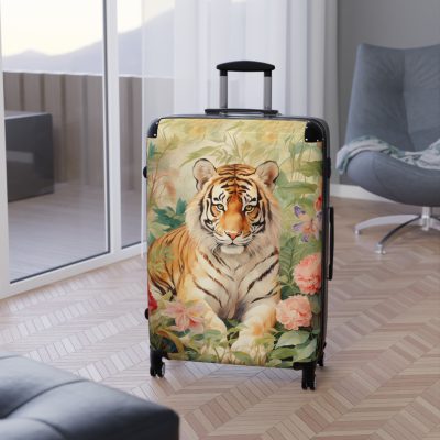 Majestic Tiger Suitcase - A fierce and stylish travel companion for the bold explorer.