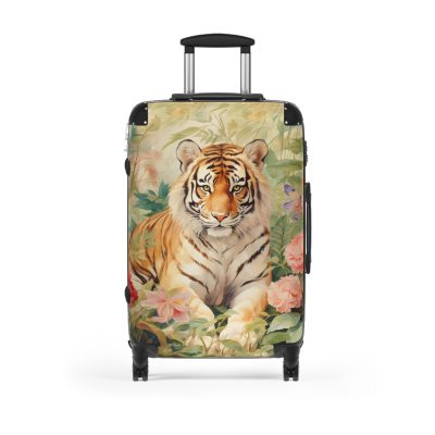 Majestic Tiger Suitcase - A fierce and stylish travel companion for the bold explorer.