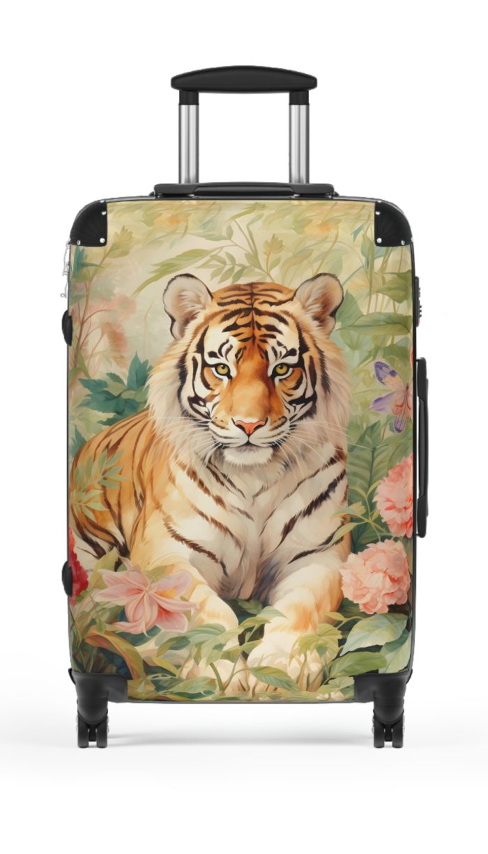 Majestic Tiger Suitcase - A fierce and stylish travel companion for the bold explorer.