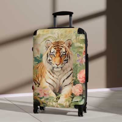 Majestic Tiger Suitcase - A fierce and stylish travel companion for the bold explorer.