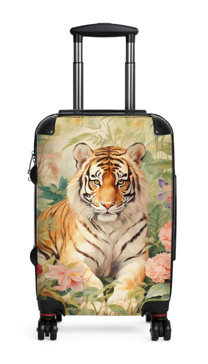 Majestic Tiger Suitcase - A fierce and stylish travel companion for the bold explorer.