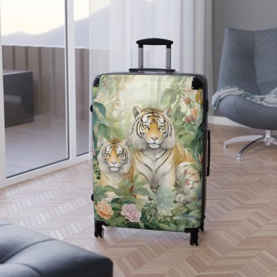 Majestic Tiger Suitcase - A fierce and stylish travel companion for the bold explorer.