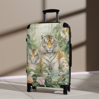 Majestic Tiger Suitcase - A fierce and stylish travel companion for the bold explorer.